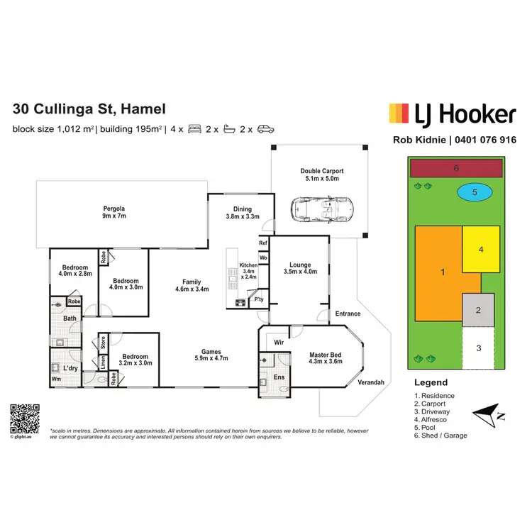 Floorplan of Homely house listing, 30 Cullinga Street, Hamel WA 6215