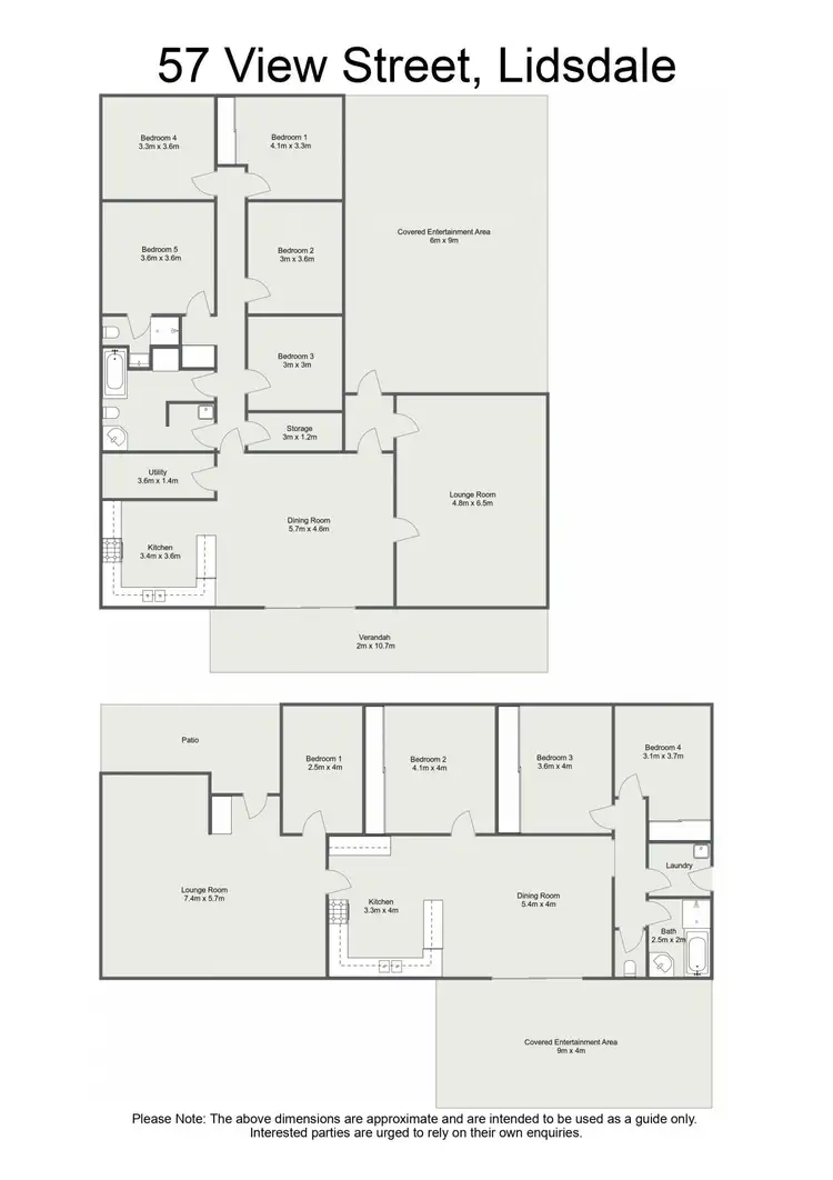 Floorplan of Homely rural property listing, 57 View Street, Lidsdale NSW 2790