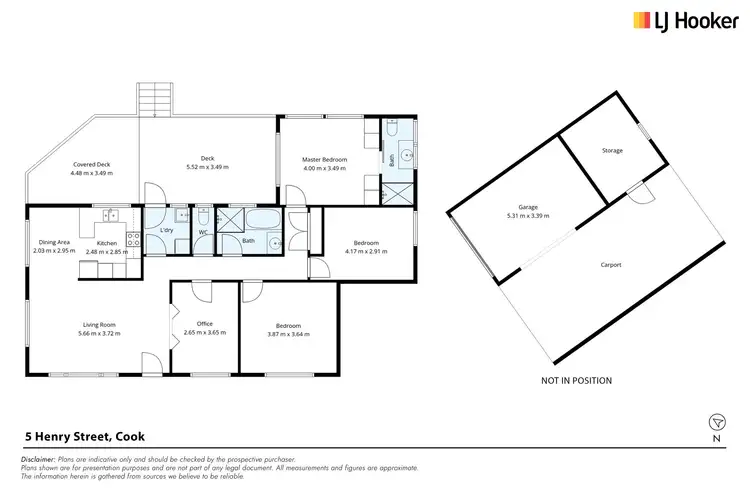 Floorplan of Homely house listing, 5 Henry Street, Cook ACT 2614