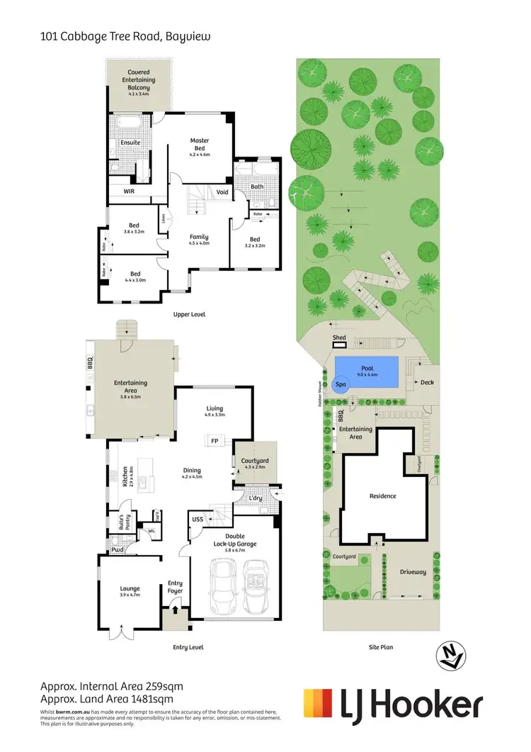 Floorplan of Homely house listing, 101 Cabbage Tree Road, Bayview NSW 2104