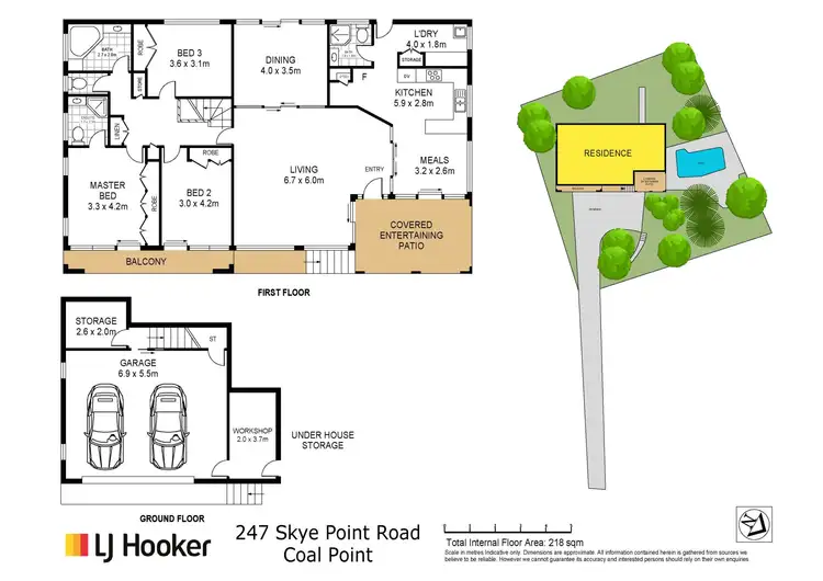 Floorplan of Homely house listing, 247 Skye Point Road, Coal Point NSW 2283