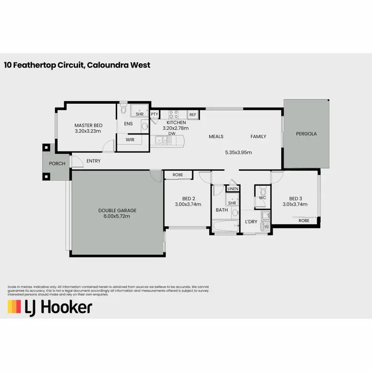 Floorplan of Homely house listing, 10 Feathertop Circuit, Caloundra West QLD 4551