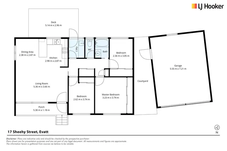 Floorplan of Homely house listing, 17 Sheehy Street, Evatt ACT 2617