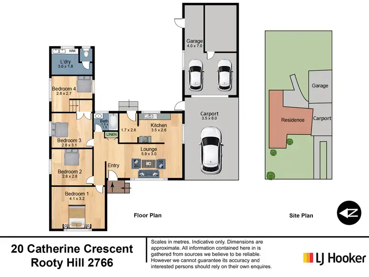 Floorplan of Homely house listing, 20 Catherine Crescent, Rooty Hill NSW 2766