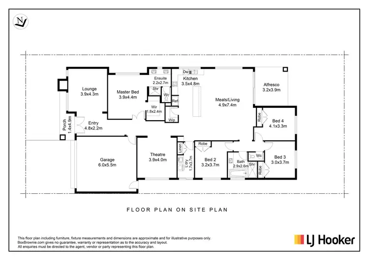 Floorplan of Homely house listing, 13 Pascal Crescent, Kalkallo VIC 3064