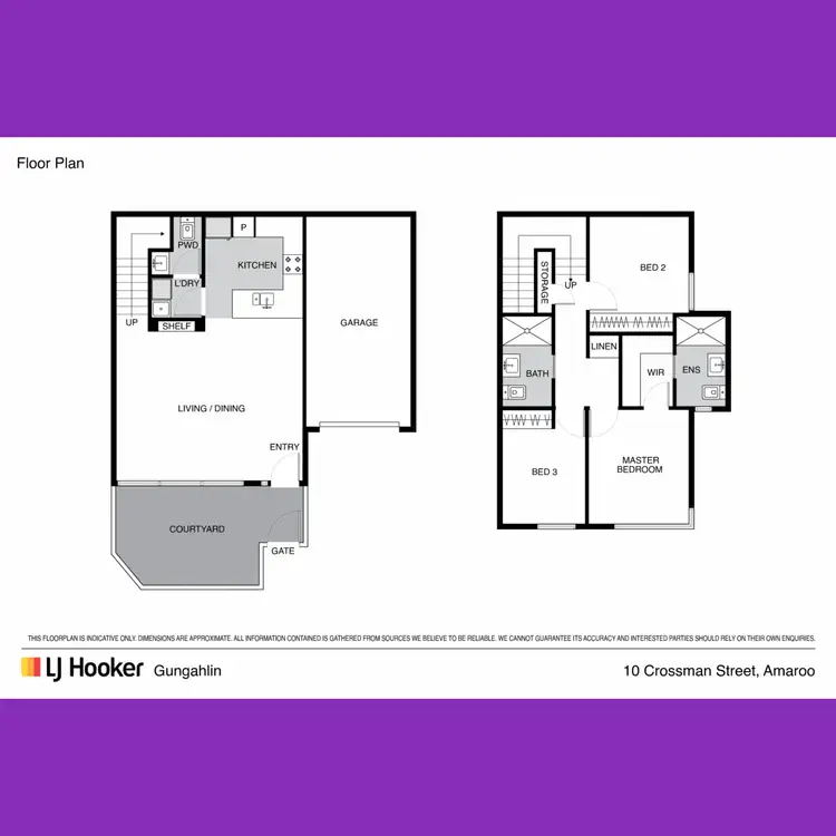 Floorplan of Homely house listing, 10 Crossman Street, Amaroo ACT 2914