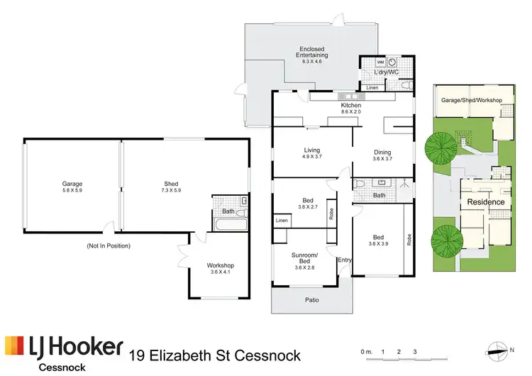 Floorplan of Homely house listing, 19 Elizabeth Street, Cessnock NSW 2325