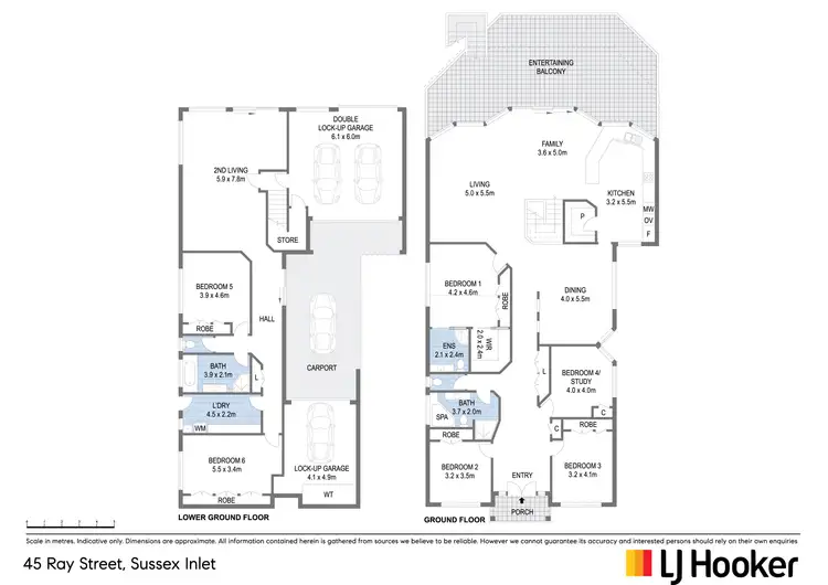 Floorplan of Homely house listing, 45 Ray Street, Sussex Inlet NSW 2540