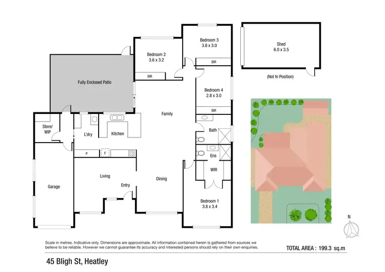 Floorplan of Homely house listing, 45 Bligh Street, Heatley QLD 4814
