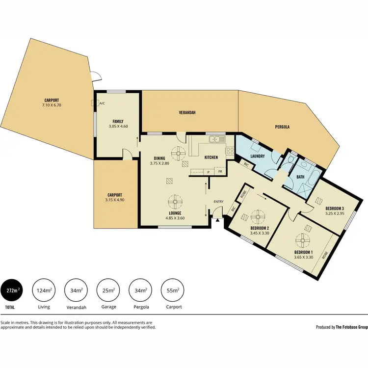 Floorplan of Homely house listing, 14 Rutherglen Avenue, Valley View SA 5093