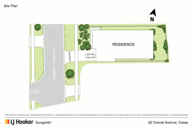 Floorplan of Homely house listing, 22 Overall Street, Casey ACT 2913