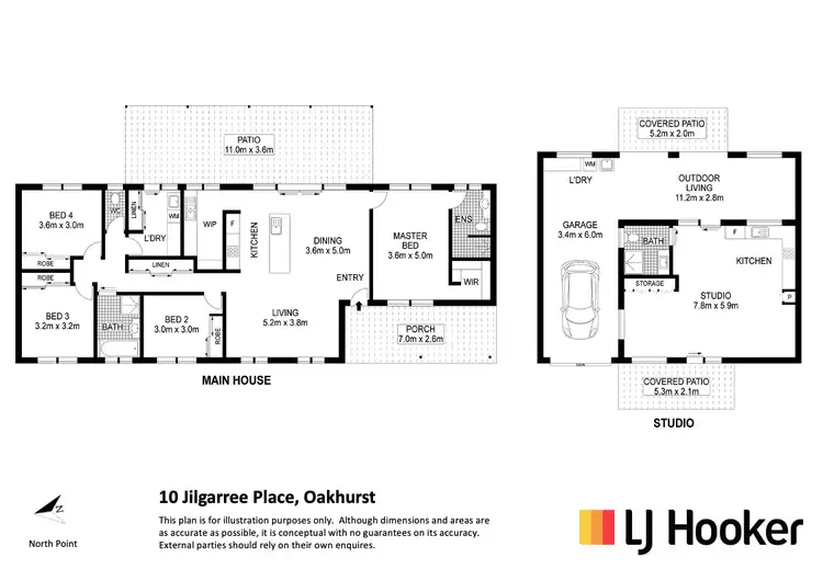 Floorplan of Homely house listing, 10 Jilgarree Place, Oakhurst QLD 4650