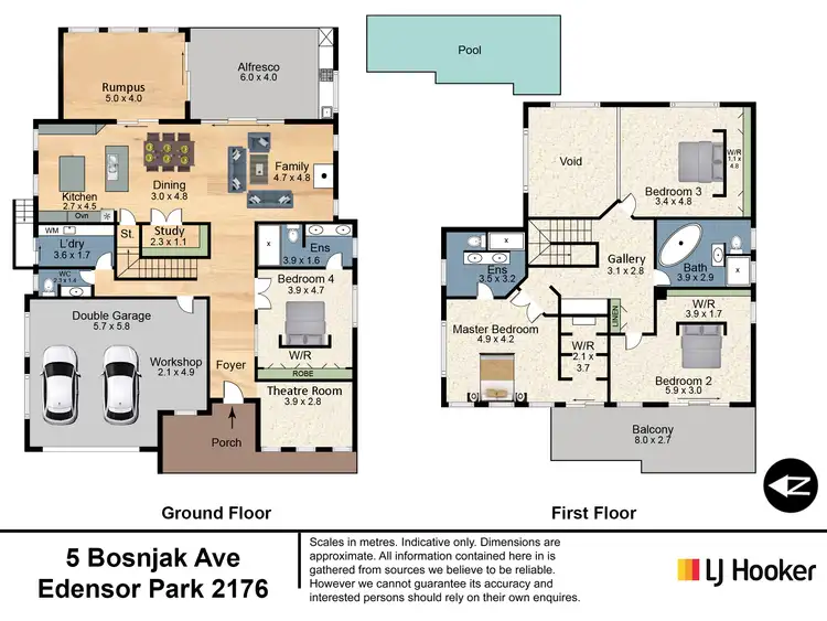 Floorplan of Homely house listing, 5 Bosnjak Avenue, Edensor Park NSW 2176
