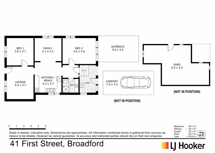 Floorplan of Homely house listing, 41 First Street, Broadford VIC 3658