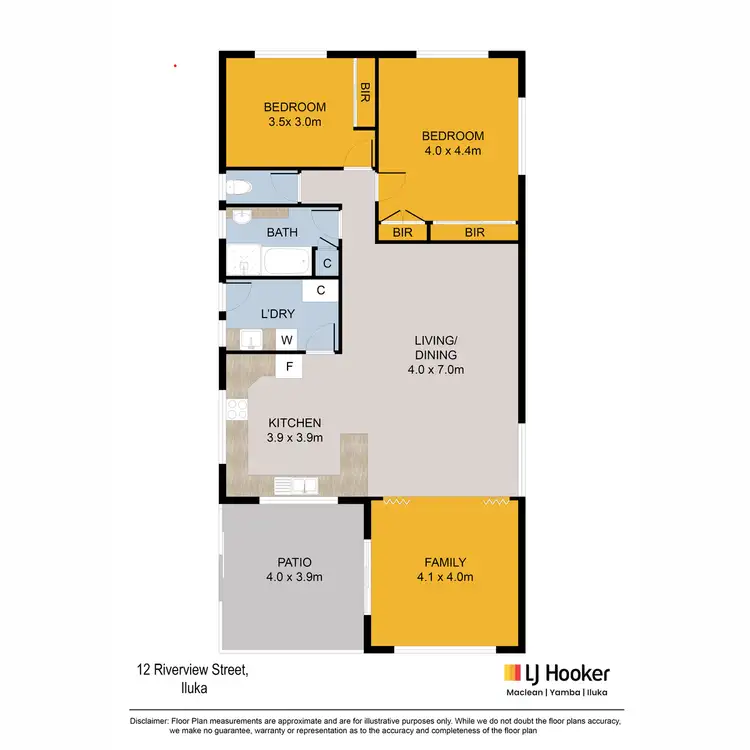 Floorplan of Homely house listing, 12 Riverview Street, Iluka NSW 2466