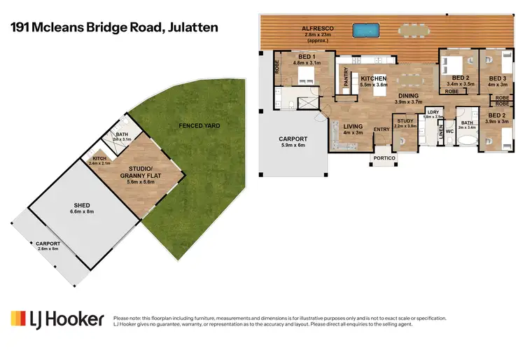 Floorplan of Homely rural property listing, 191 McLeans Bridge Road, Julatten QLD 4871