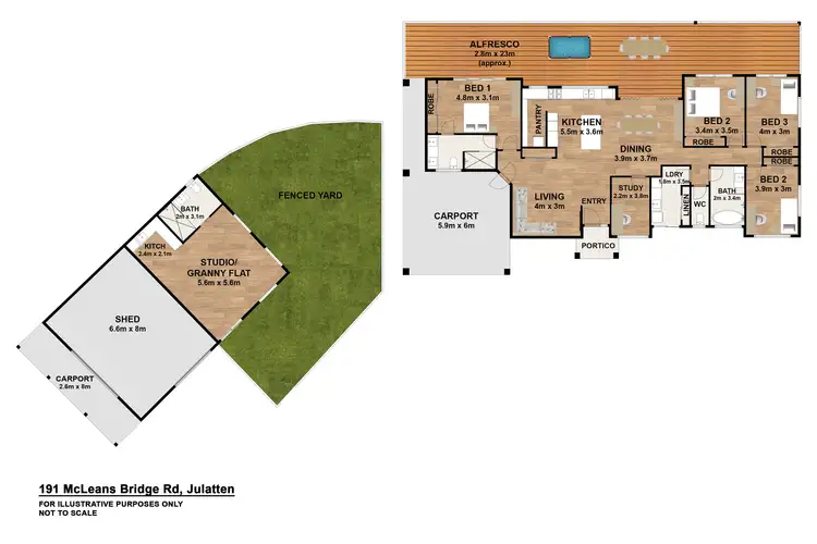 Floorplan of Homely rural property listing, 191 McLeans Bridge Road, Julatten QLD 4871