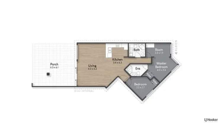 Floorplan of Homely unit listing, 15/33 Lloyd Street, Tweed Heads South NSW 2486