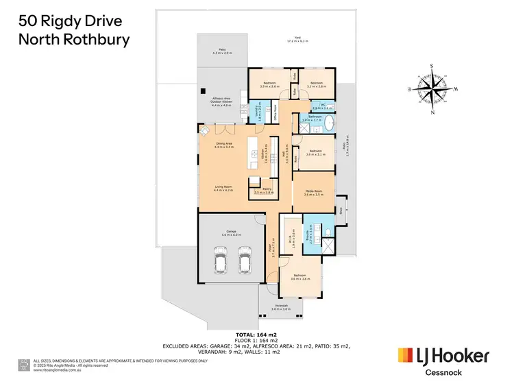 Floorplan of Homely house listing, 50 Rigby Drive, North Rothbury NSW 2335