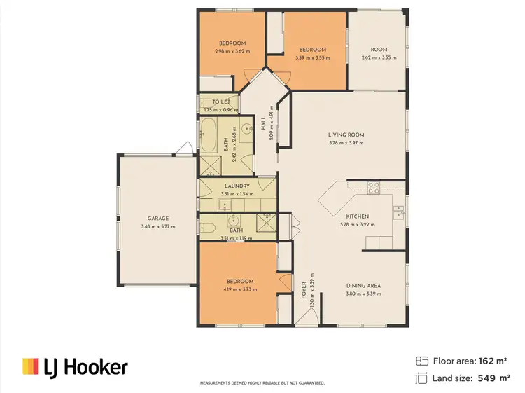 Floorplan of Homely house listing, 9 York Court, Wynyard TAS 7325