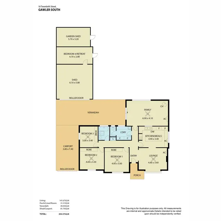 Floorplan of Homely house listing, 10 Twentieth Street, Gawler South SA 5118