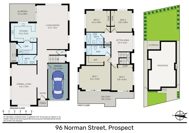 Floorplan of Homely house listing, 96 Norman Street, Prospect NSW 2148