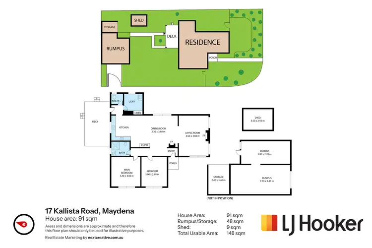 Floorplan of Homely house listing, 17 Kallista Road, Maydena TAS 7140