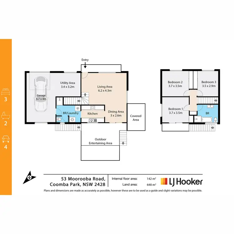 Floorplan of Homely house listing, 53 Moorooba Road, Coomba Park NSW 2428