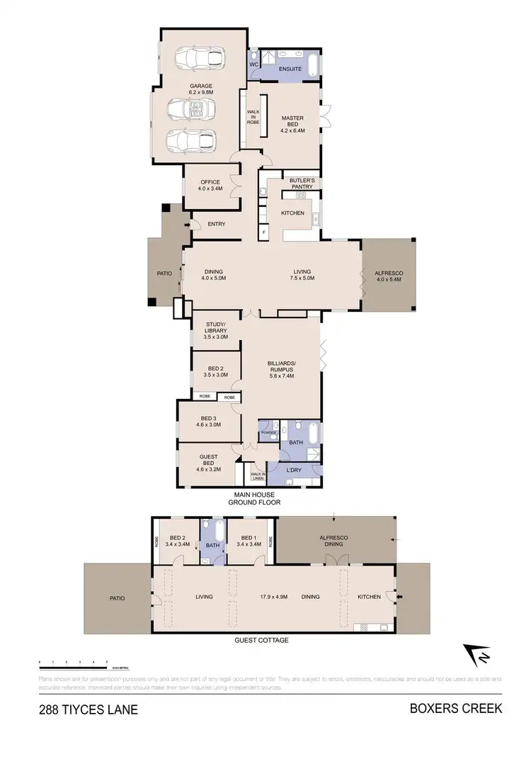 Floorplan of Homely house listing, 288 Tiyces Lane, Boxers Creek NSW 2580