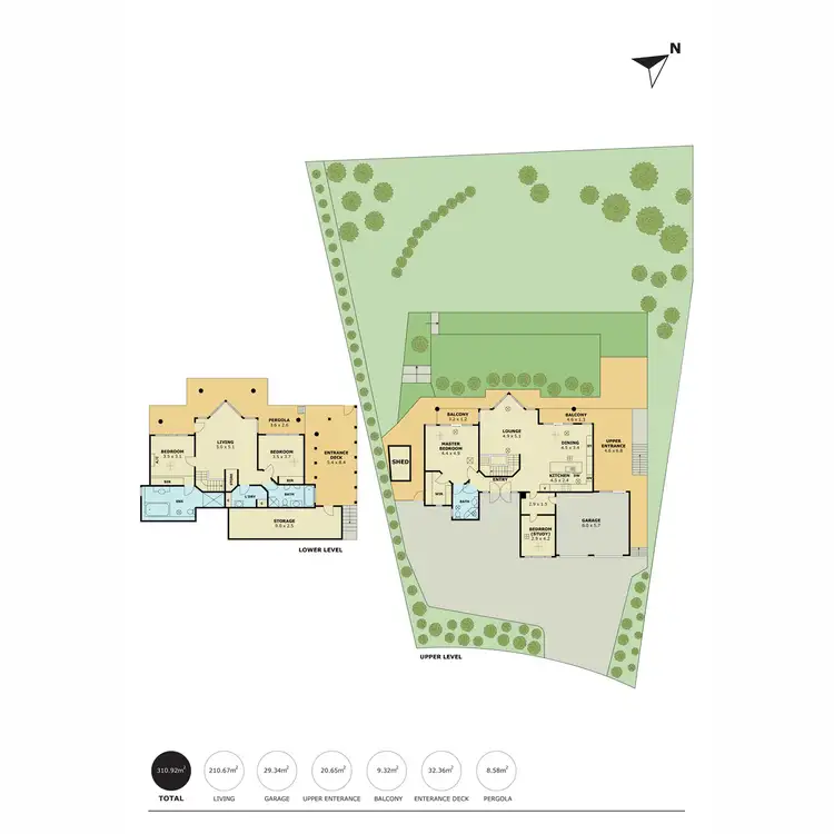 Floorplan of Homely house listing, 26 Hudson Lowe Drive, Greenwith SA 5125