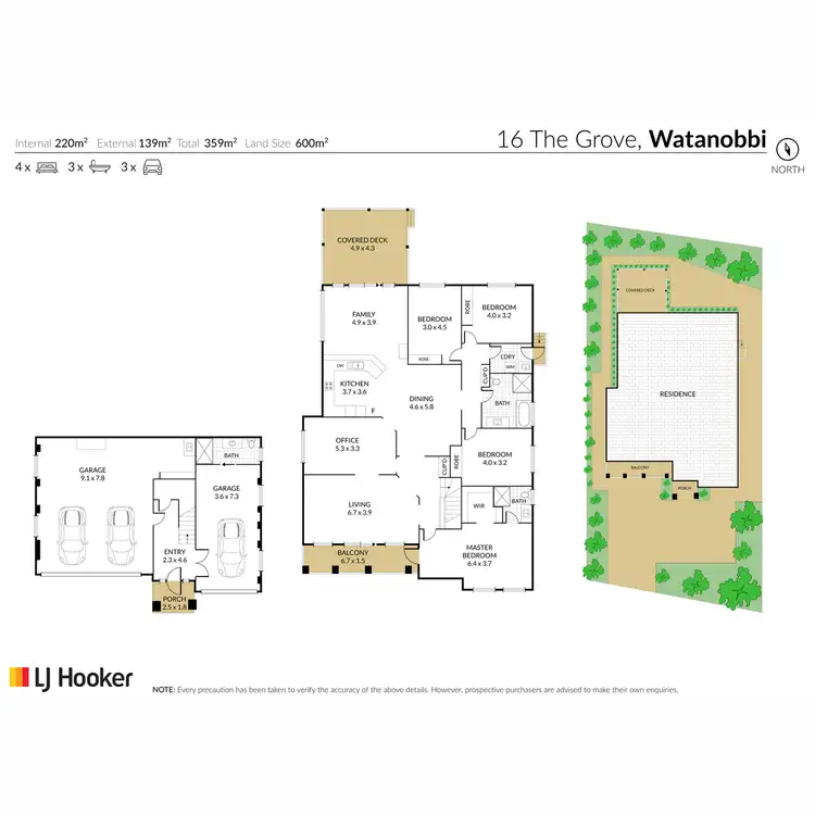 Floorplan of Homely house listing, 16 The Grove, Watanobbi NSW 2259