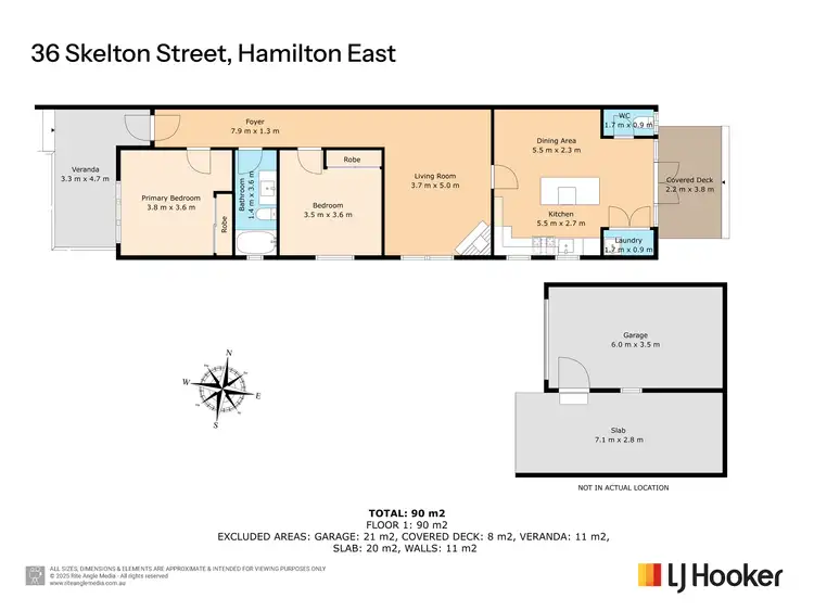Floorplan of Homely house listing, 36 Skelton Street, Hamilton East NSW 2303