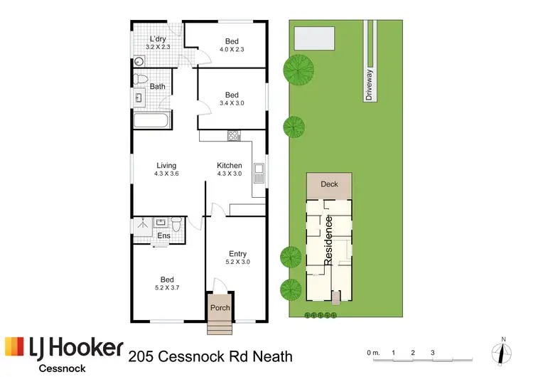 Floorplan of Homely house listing, 205 Cessnock Road, Neath NSW 2326