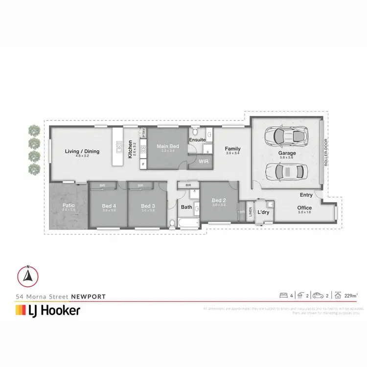 Floorplan of Homely house listing, 54 Morna Street, Newport QLD 4020