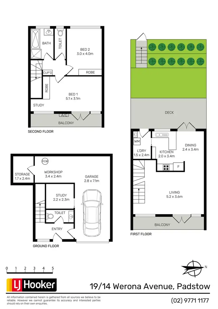 Floorplan of Homely townhouse listing, 19/14 Werona Avenue, Padstow Heights NSW 2211