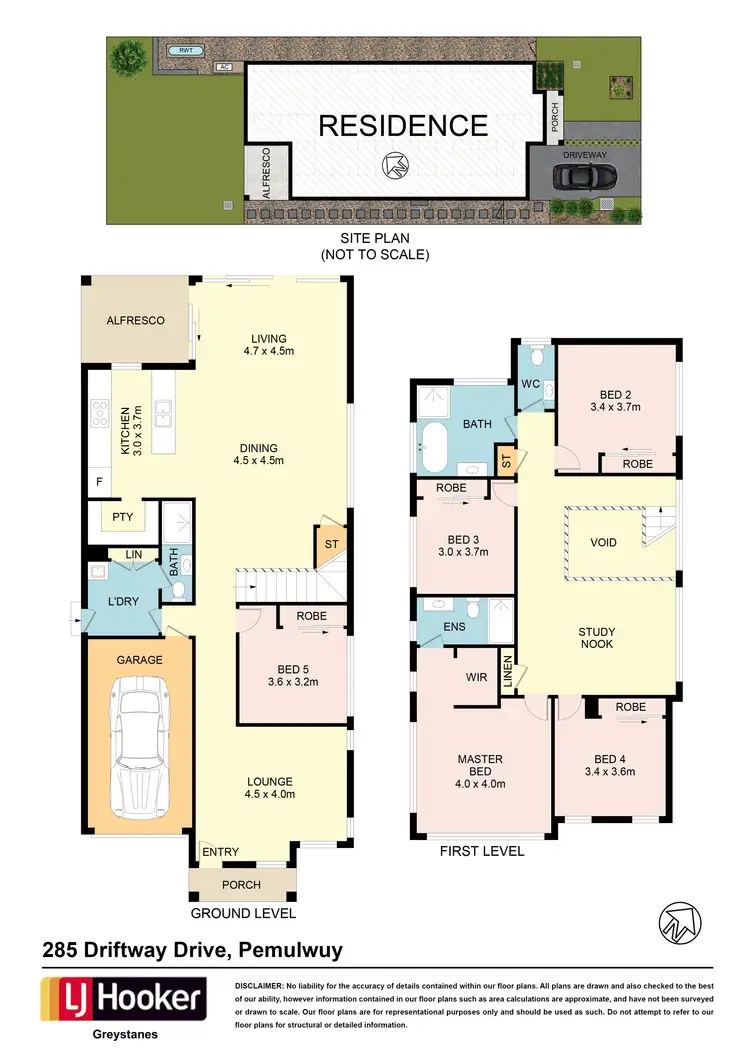 Floorplan of Homely house listing, 285 Driftway Drive, Pemulwuy NSW 2145