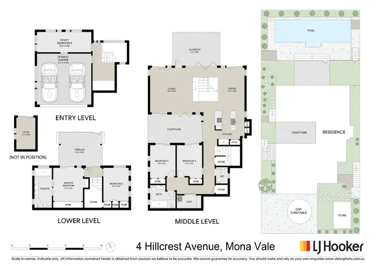 Floorplan of Homely house listing, 4 Hillcrest Avenue, Mona Vale NSW 2103