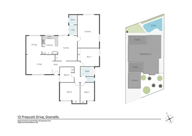 Floorplan of Homely house listing, 12 Prescott Drive, Gosnells WA 6110