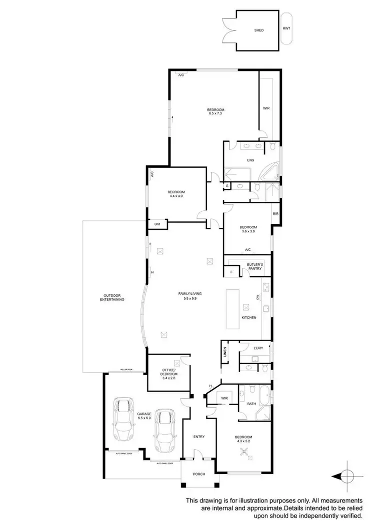 Floorplan of Homely house listing, 1A Freeman Avenue, Tranmere SA 5073