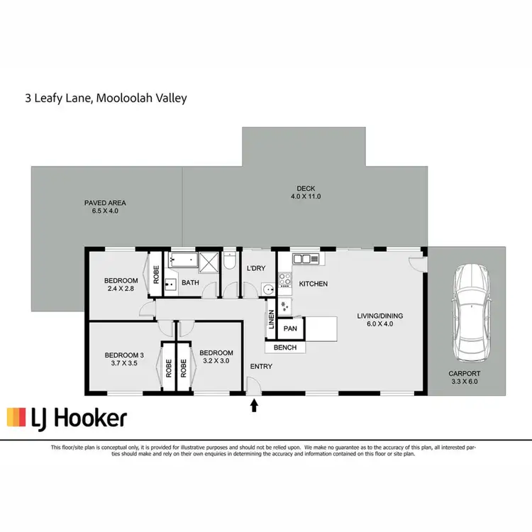Floorplan of Homely house listing, 3 Leafy Lane, Mooloolah Valley QLD 4553