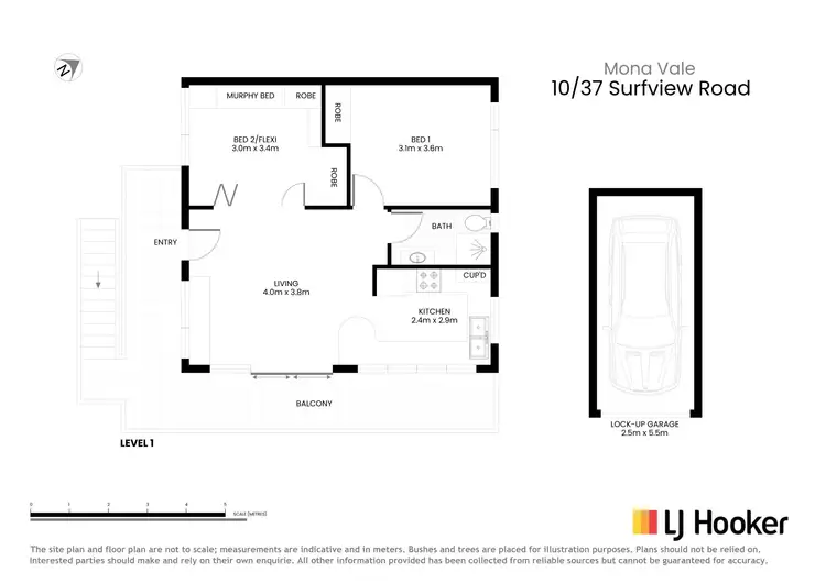 Floorplan of Homely apartment listing, 10/37 Surfview Road, Mona Vale NSW 2103
