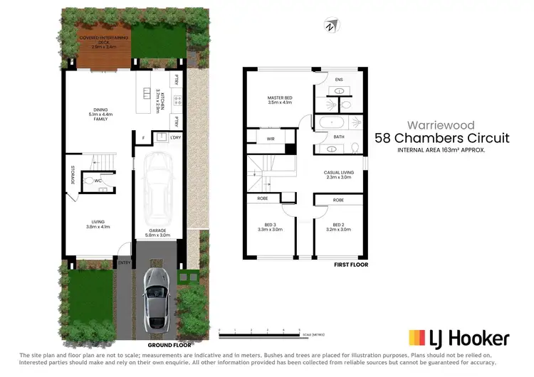 Floorplan of Homely townhouse listing, 58 Chambers Circuit, Warriewood NSW 2102