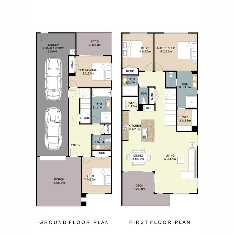 Floorplan of Homely house listing, 17 Blossom Street, Yarrabilba QLD 4207