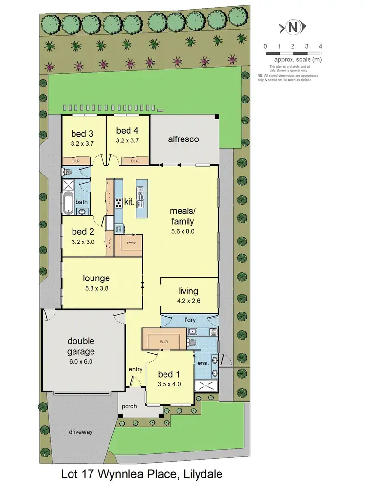 Floorplan of Homely house listing, 20 Wynnlea Place, Lilydale VIC 3140
