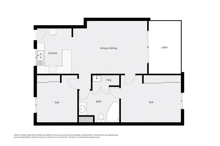 Floorplan of Homely unit listing, 2/34 Springfield Crescent, Manoora QLD 4870