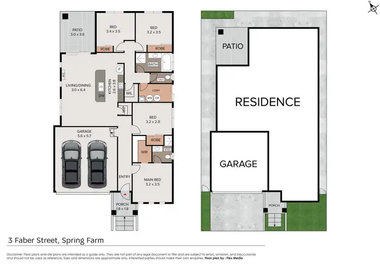 Floorplan of Homely house listing, 3 Faber Street, Spring Farm NSW 2570