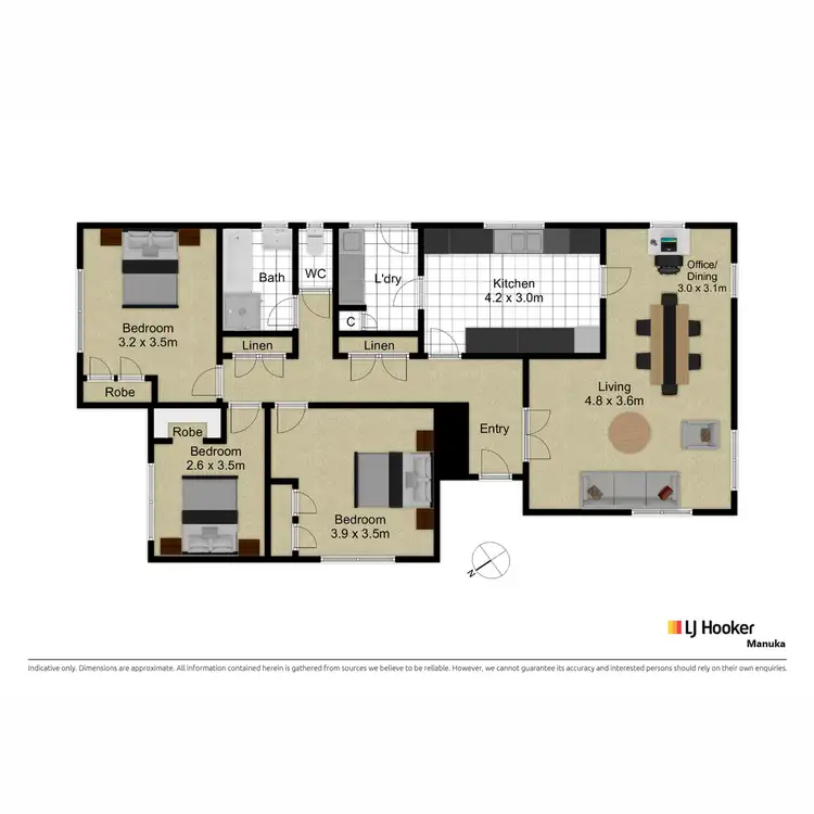 Floorplan of Homely house listing, 49 Walker Crescent, Narrabundah ACT 2604