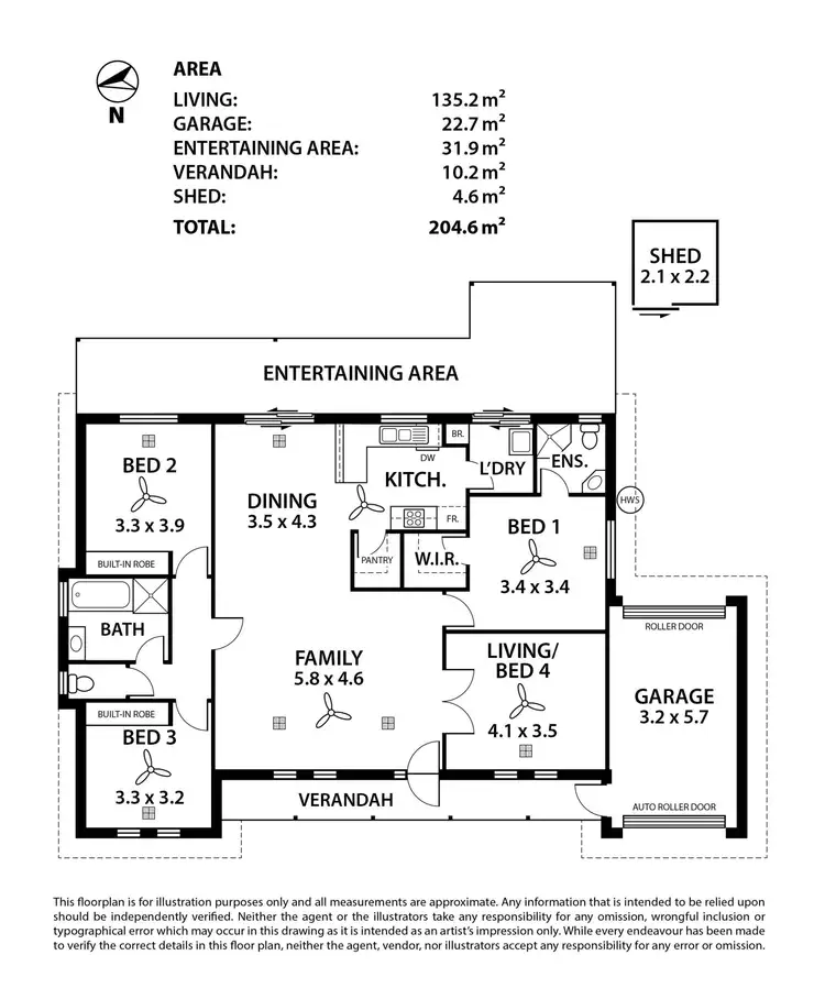 Floorplan of Homely house listing, 3/18 Fletcher Road, Mount Barker SA 5251