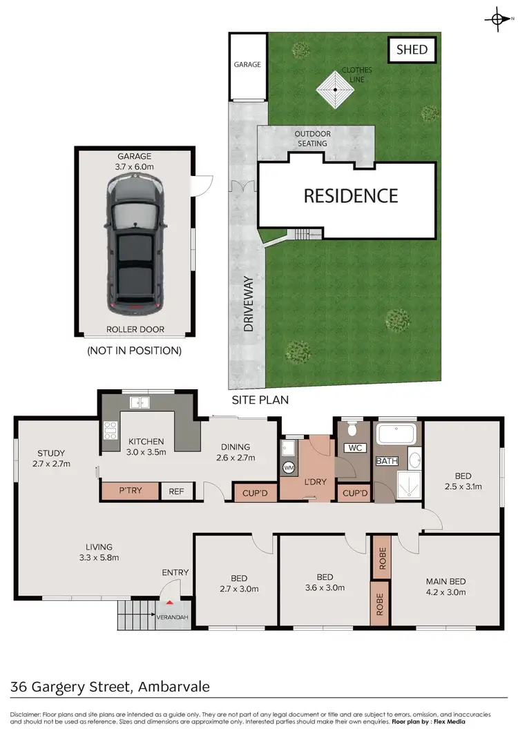Floorplan of Homely house listing, 36 Gargery Street, Ambarvale NSW 2560