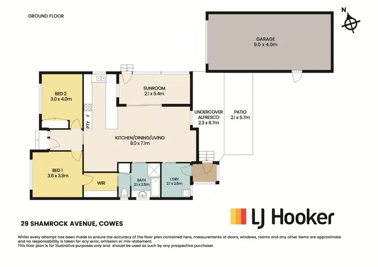 Floorplan of Homely house listing, 29 Shamrock Avenue, Cowes VIC 3922